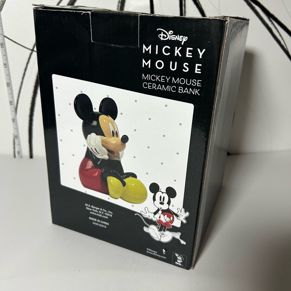 Disney Mickey Mouse Ceramic Bank - Picture 3 of 7